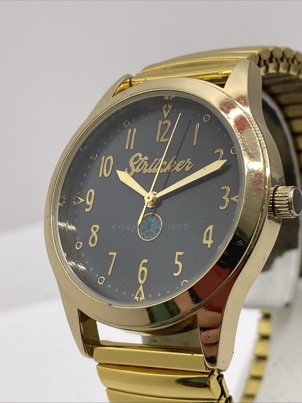 Struckee Wanda Vision Marvel Unisex Gold Tone Watch Works New Battery